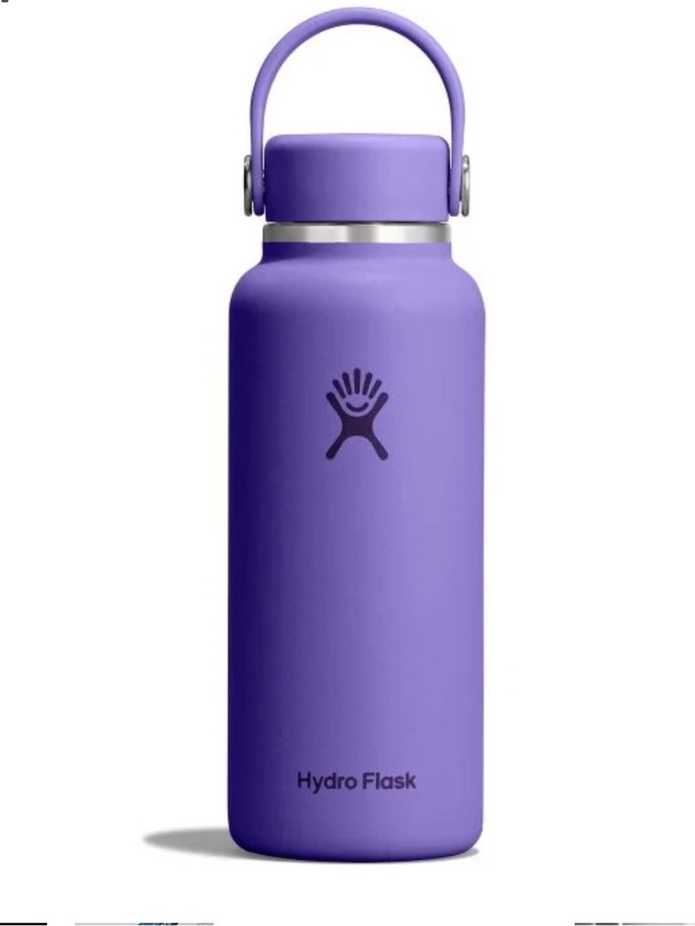 New! HydroFlask 32ow wide mouth flex straw 💜